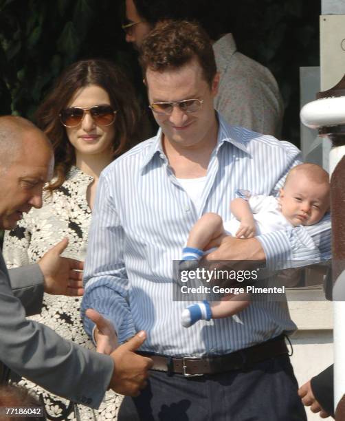 Rachel Weisz, Darren Aronofsky and Henry Chance Aronofsky