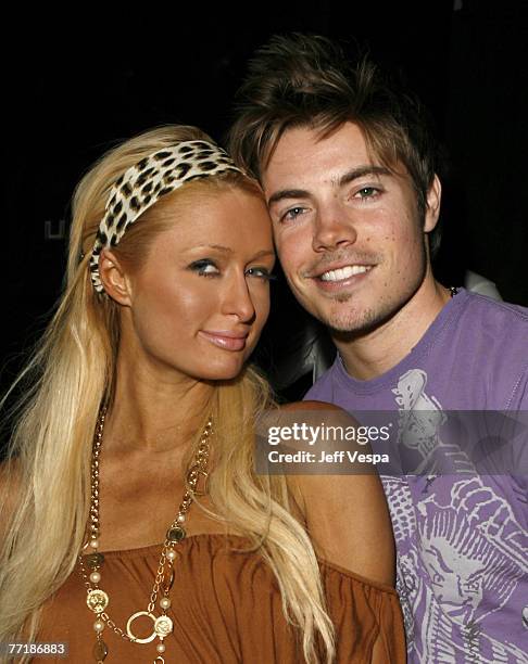 Paris Hilton and Josh Henderson