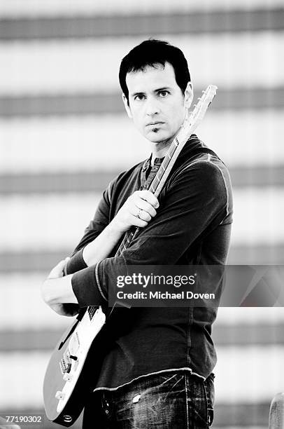 Musician Michael Duff poses at a spec shoot portrait session in Los Angeles, CA.