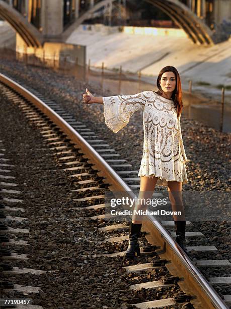 Actress Marisol Nichols poses at a spec shoot portrait session in Los Angeles.