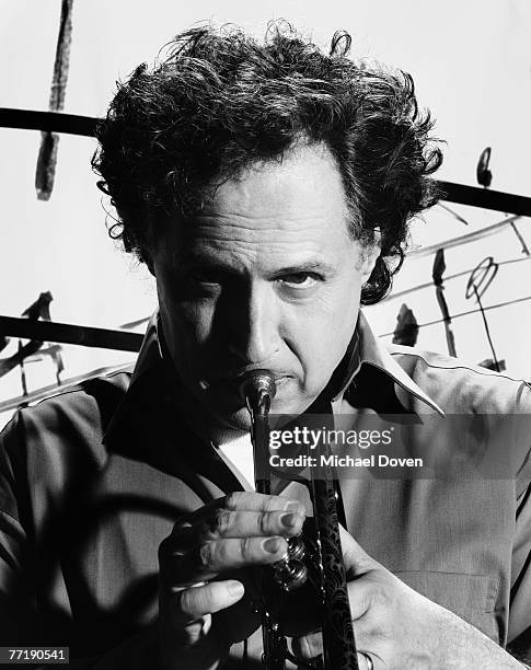 Musician Mark Isham poses at a spec shoot portrait session in Los Angeles.