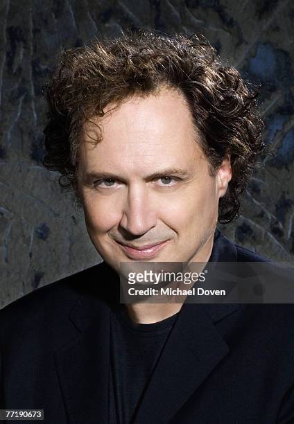 Musician Mark Isham poses at a spec shoot portrait session in Los Angeles.