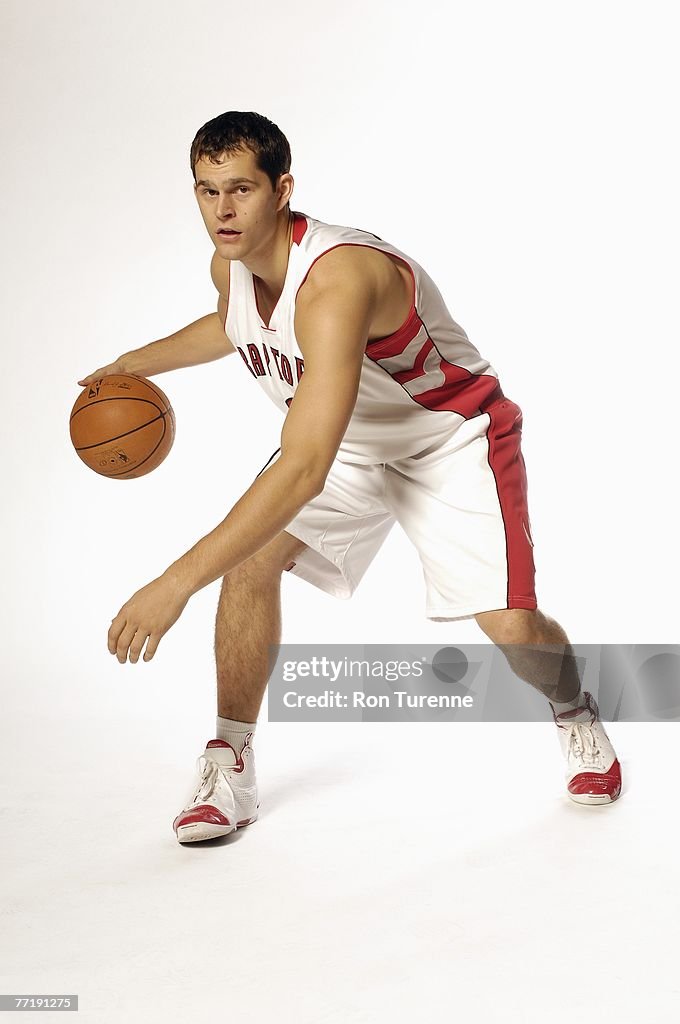 Luke Raptors Luke Jackson of the Toronto Raptors poses for a portrait during NBA ...