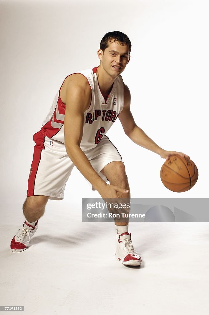 Luke Raptors Luke Jackson of the Toronto Raptors poses for a portrait during NBA ...