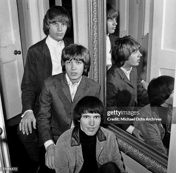 The Walker Brothers pose for the camera circa 1965 in London England.