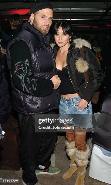 Rick Salomon and Shannen Doherty