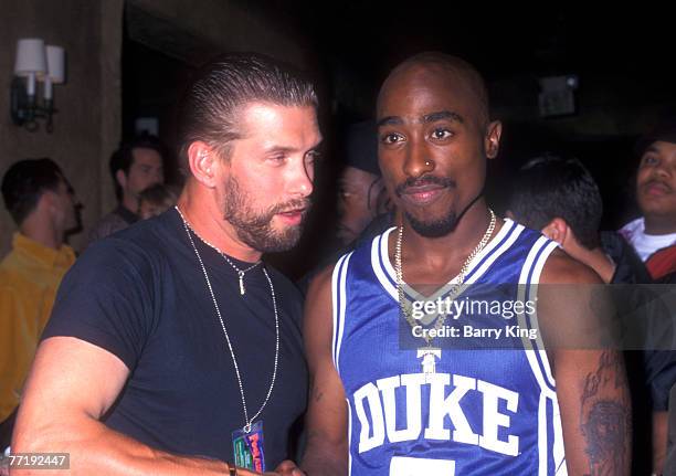 File photo of Stephen Baldwin & Tupac Shakur