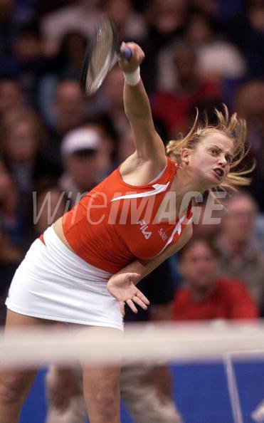 Jelena Dokic in action against...
