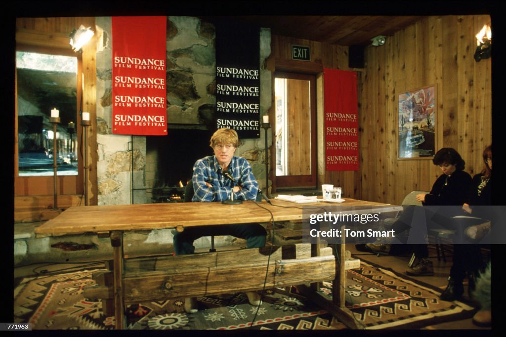 Robert Redford At The Sundance Film Festival In Salt Lake City UT