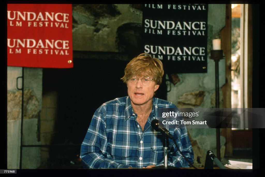 Robert Redford At The Sundance Film Festival In Salt Lake City UT