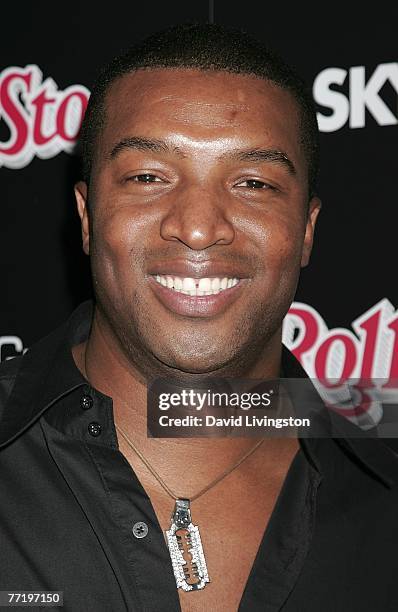 Actor Roger Cross attends Rolling Stone Magazine's "Hot List" party at Crimson on October 4, 2007 in Hollywood, California.