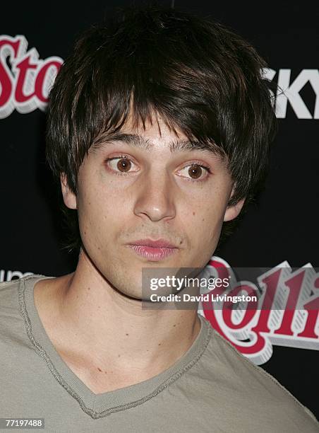 Actor Nicholas D'Agosto attends Rolling Stone Magazine's "Hot List" party at Crimson on October 4, 2007 in Hollywood, California.