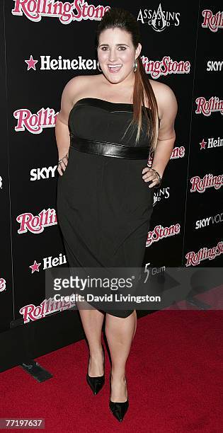 Actress Kaycee Stroh attends Rolling Stone Magazine's "Hot List" party at Crimson on October 4, 2007 in Hollywood, California.