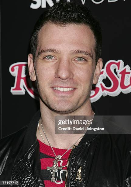 Musician JC Chasez attends Rolling Stone Magazine's "Hot List" party at Crimson on October 4, 2007 in Hollywood, California.