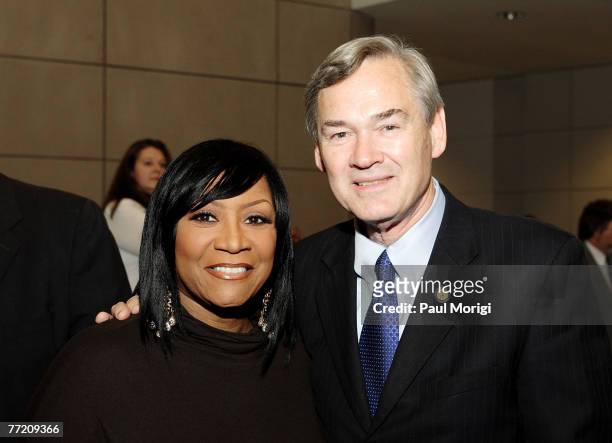 Grammy Award winning artist Patti LaBelle and Rep. Dennis Moore at the Congressional Coalition for Adoption Institute's Annual Angels in Adoption...