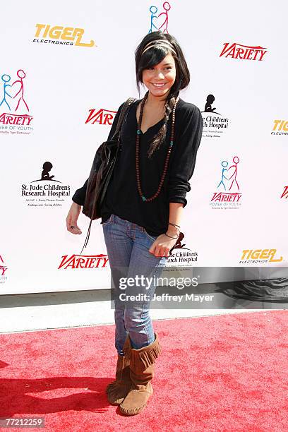 Actress Vanessa Hudgens arrives to the 2007 Power of Youth Benefiting St. Jude and Presented by Tiger Electronics at the Globe Theater in Universal...