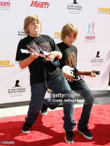 Actors Dylan Sprouse and Cole Sprouse arrive to the 2007 Power of Youth Benefiting St. Jude and Presented by Tiger Electronics at the Globe Theater...