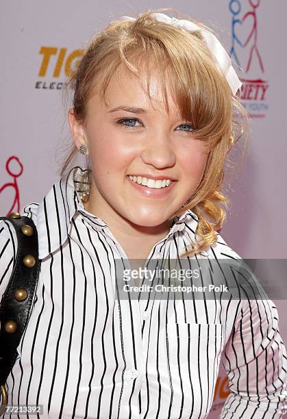 Actress Emily Osment arrives to the 2007 Power of Youth Benefiting St. Jude and Presented by Tiger Electronics at the Globe Theater in Universal...