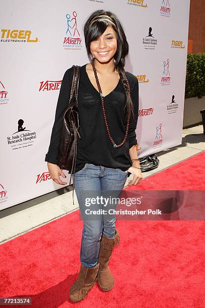 Actress Vanessa Hudgens arrives to the 2007 Power of Youth Benefiting St. Jude and Presented by Tiger Electronics at the Globe Theater in Universal...