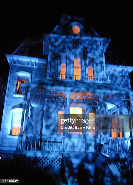 Atmosphere of "Psycho" House at Universal Studio's Halloween Horror Nights Opening Night held at Universal Studios on October 5, 2007 in Universal...