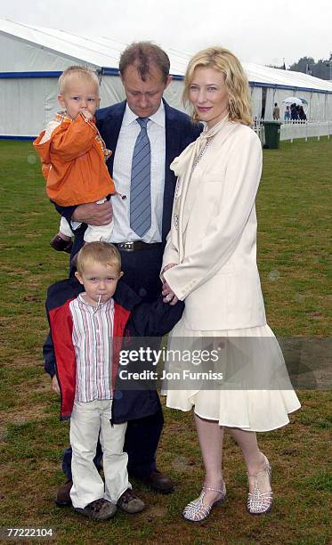 Cate Blanchett with her husband Andrew Upton and her sons Roman and Dashiell