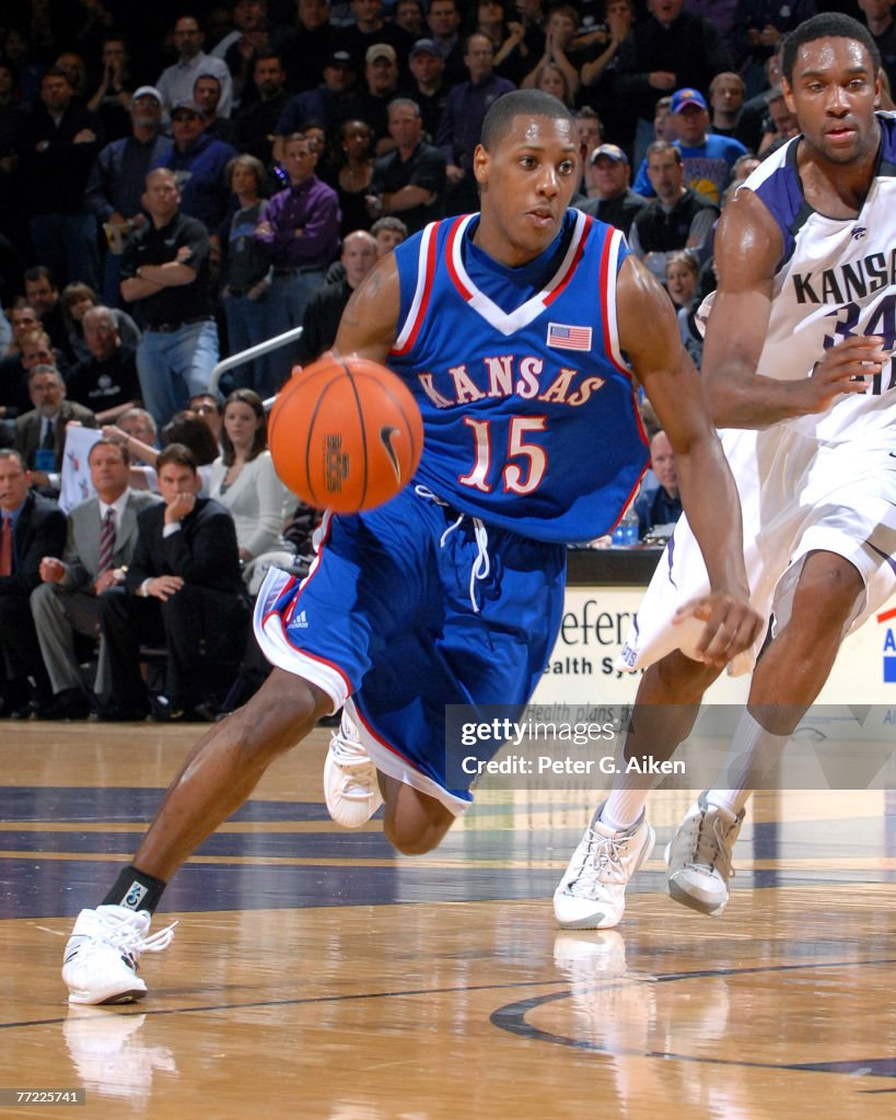 NCAA Men's Basketball - Kansas vs Kansas State - February 19, 2007