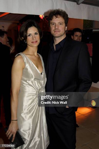 Colin Firth and wife Livia Giuggioli