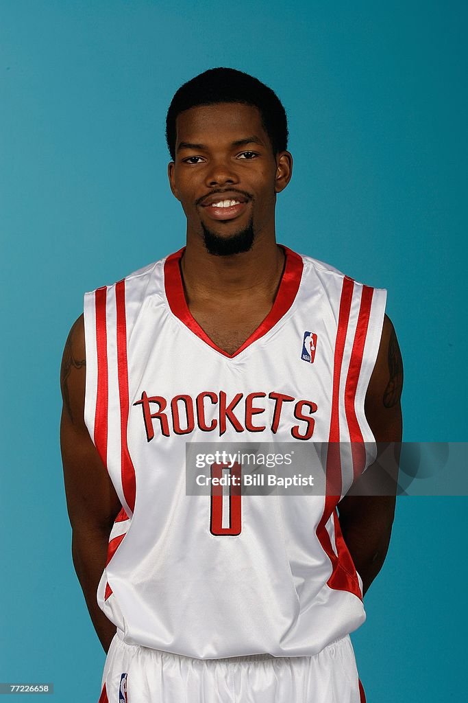 Aaron Brooks of the Houston Rockets poses for a portrait during NBA ...