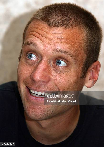 Jimmy Conrad on Wednesday, May 17th, 2006 at Embassy Suites Hotel in Cary, North Carolina. The United States Men's National Soccer Team held player...