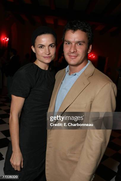 Rosetta Millington and Balthazar Getty