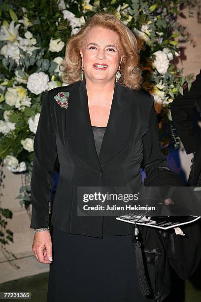 Socialite Ira von Furstenberg attends the Fondation Pour L'Enfance Ball at the Palais de Versailles October 8, 2007 in Versailles, France.