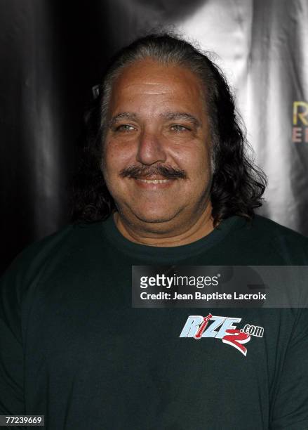Ron Jeremy attends Rockstar Energy Drink X Games KickOff Party at Opera's on August 1, 2007 in Hollywood, California.