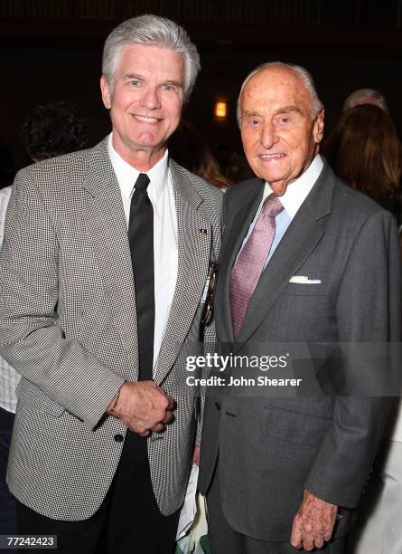 Kent McCord and A.C. Lyles attend the 2007 Entertainment Industry Luncheon at the Roosevelt Hotel on September 26, 2007 in Hollywood, California.