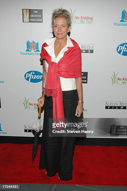 Susan Bloch attends The Creative Coalition Premiere Of "Canvas" at The French Institute October 9, 2007 in New York City.