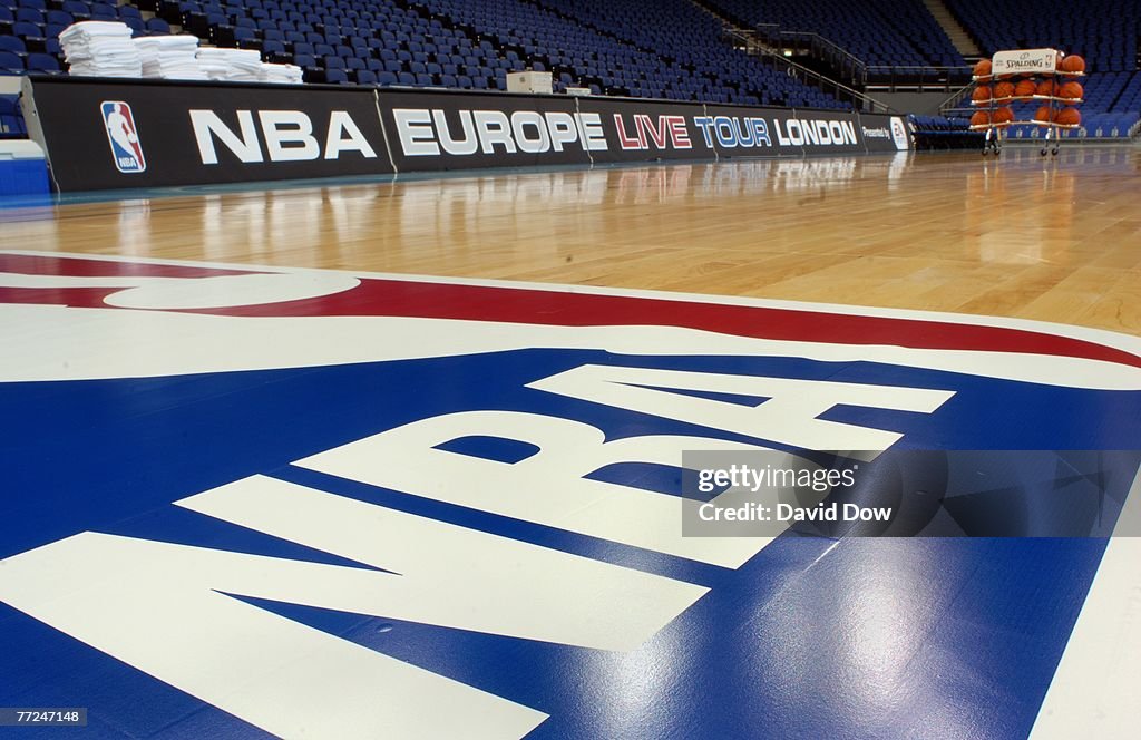 Boston Celtics Practice at O2 Arean in London, England