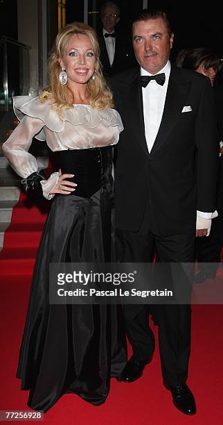 Prince Charles of the Two Sicilies and his wife Princess Camilla of the Two Sicilies arrive to attend the Gala Dinner for International Cinema for...