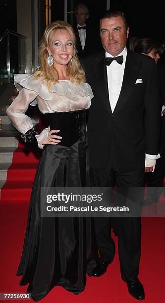 Prince Charles of the Two Sicilies and his wife Princess Camilla of the Two Sicilies arrive to attend the Gala Dinner for International Cinema for...