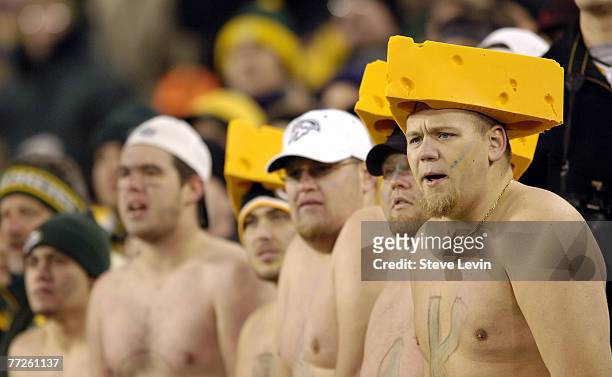 The cold didn't bother these Packers fans as much as the poor plays during the game between the Green Bay Packers and the Minnesota Vikings on...