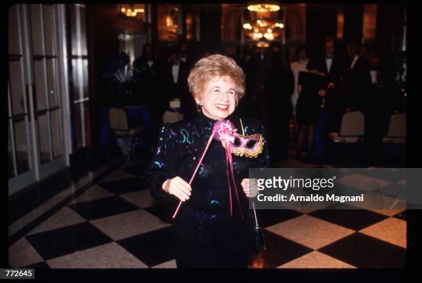 Sex therapist Dr. Ruth Westheimer attends the World AIDS Day Benefit Gala November 30, 1990 in New York City. The World Health Organization's theme...