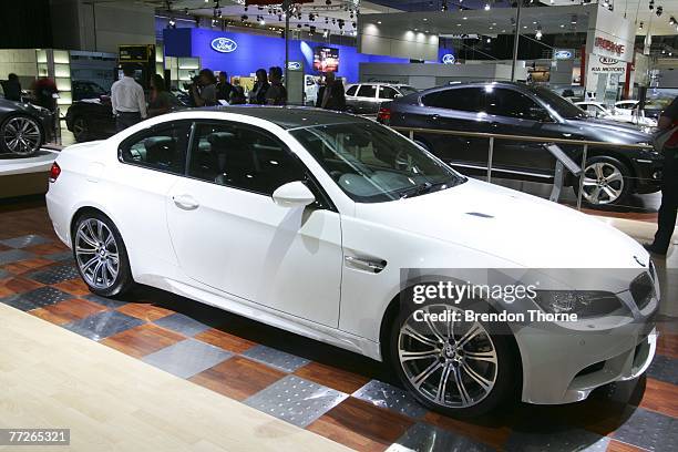 Coupe is displayed at the 2007 Australian International Motor Show at the Sydney Convention and Exhibition Centre on October 11, 2007 in Sydney,...