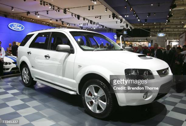 Is displayed at the 2007 Australian International Motor Show at the Sydney Convention and Exhibition Centre on October 11, 2007 in Sydney, Australia....
