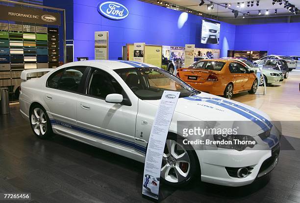 Cobra GT is displayed at the 2007 Australian International Motor Show at the Sydney Convention and Exhibition Centre on October 11, 2007 in Sydney,...