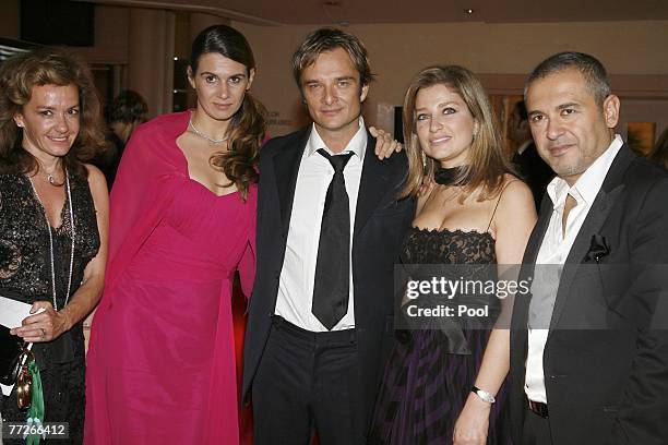 Caroline Gruosi - Scheufele, Alexandra Pastor, David Hallyday, Elie Saab and wife Claudine attend the International Rendez Vous Cinema Verite 2007...