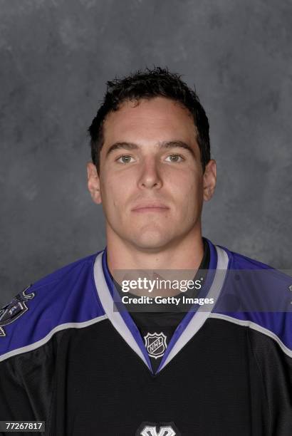 Michael Cammalleri of the Los Angeles Kings poses for his 2007 NHL headshot at photo day in Los Angeles, California.