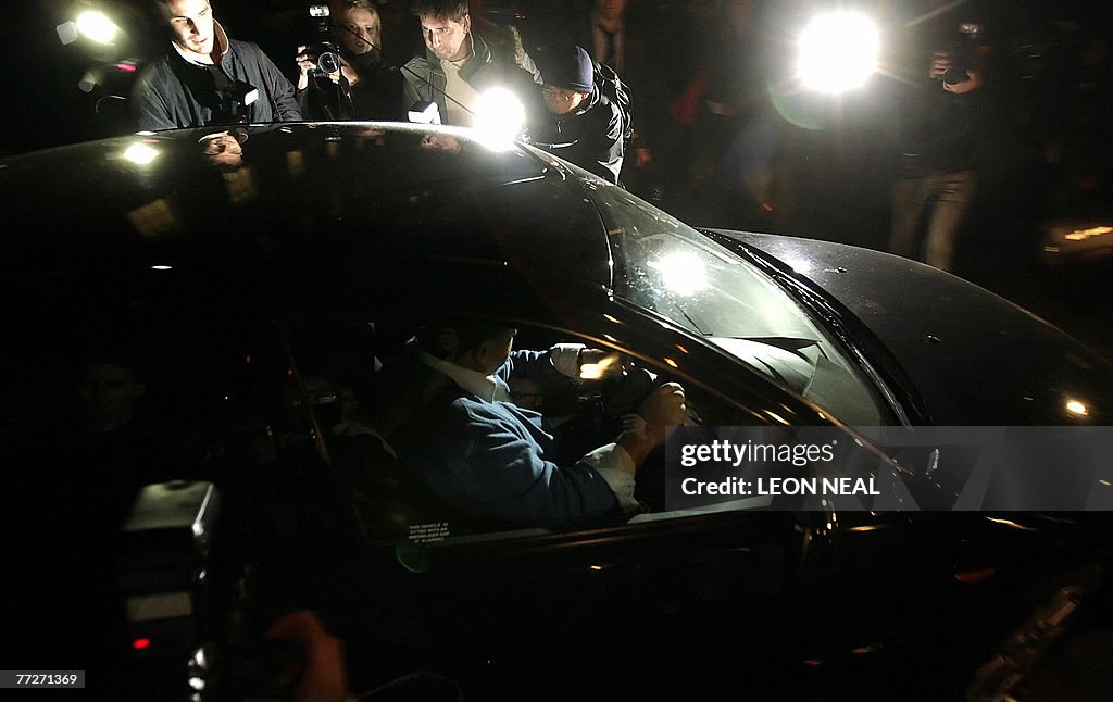 Lady Heather Mills McCartney's car leave