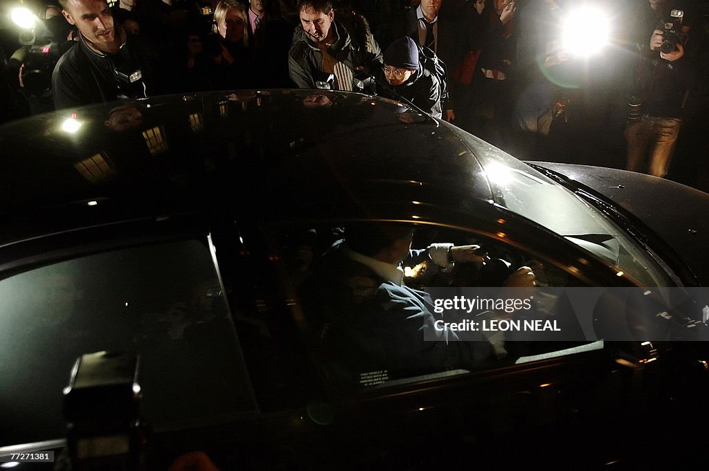 Lady Heather Mills McCartney's car leave