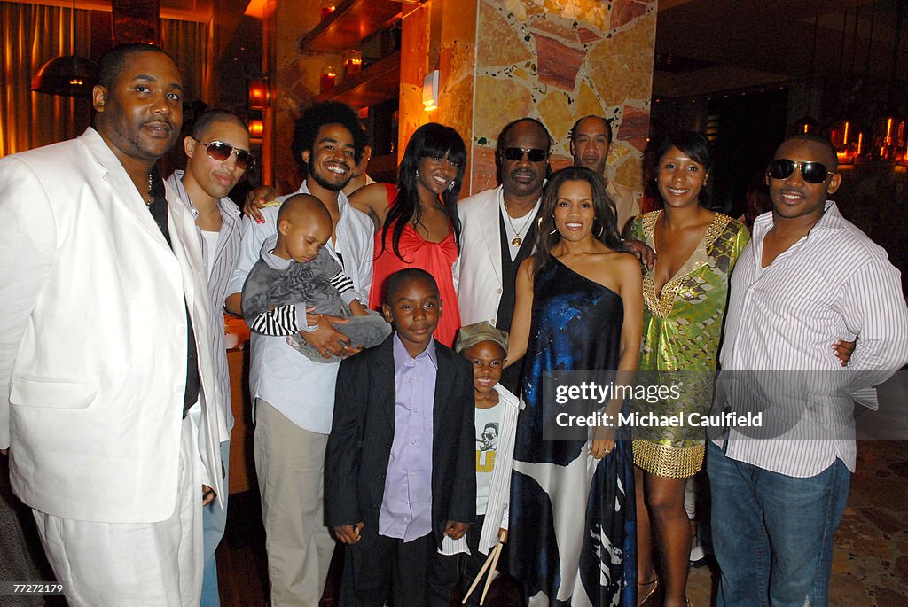 Stevie Wonder Celebrates His 57th Birthday at the Grand Opening of The Cove Atlantis Resort on Paradise Island, Bahamas