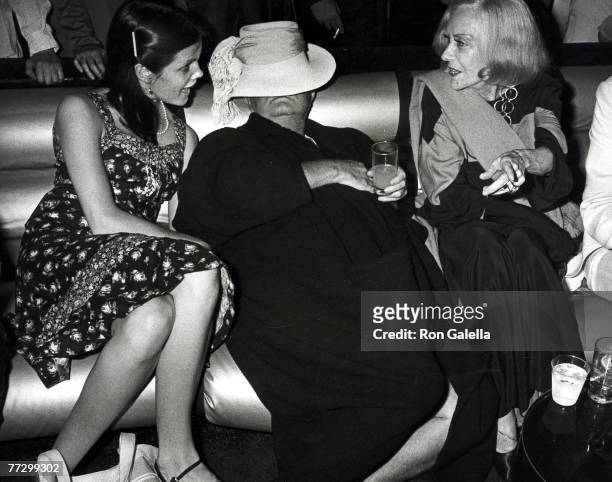 Kate Harrington, Truman Capote and Gloria Swanson