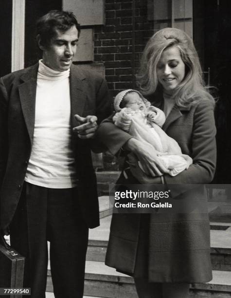 Roger Vadim, Vanessa Vadim and Jane Fonda