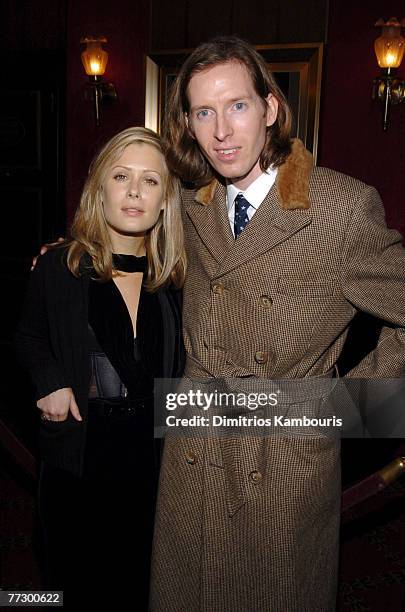 Tara Subkoff and Wes Anderson, director